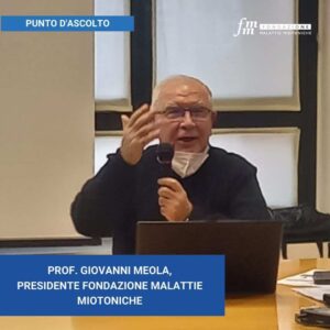 PROF. GIOVANNI MEOLA-PUNTOD'ASCOLTO-DEBOLEZZA MUSCOLARE E DOLORE NELLA DM - FMM